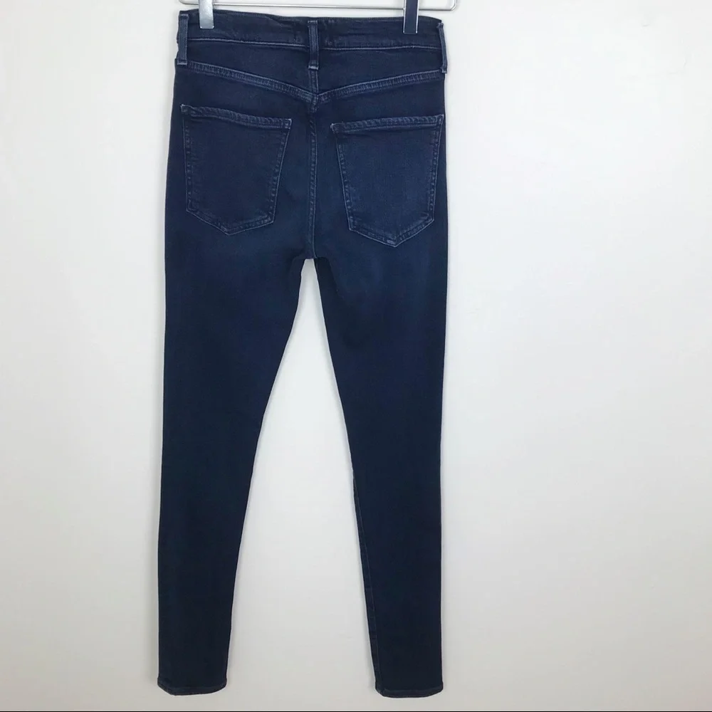 AGOLDE | Nico High Rise Skinny Jeans Darkwash - Picture 5 of 8